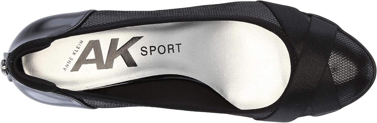 Туфли на танкетке Sport Timeout Wedge Heel Anne Klein, цвет Black Fabric — фото 2
