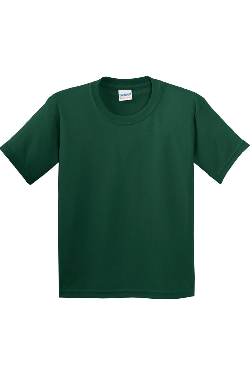 

Детская футболка унисекс Gildan из плотного хлопка, цвет forest green