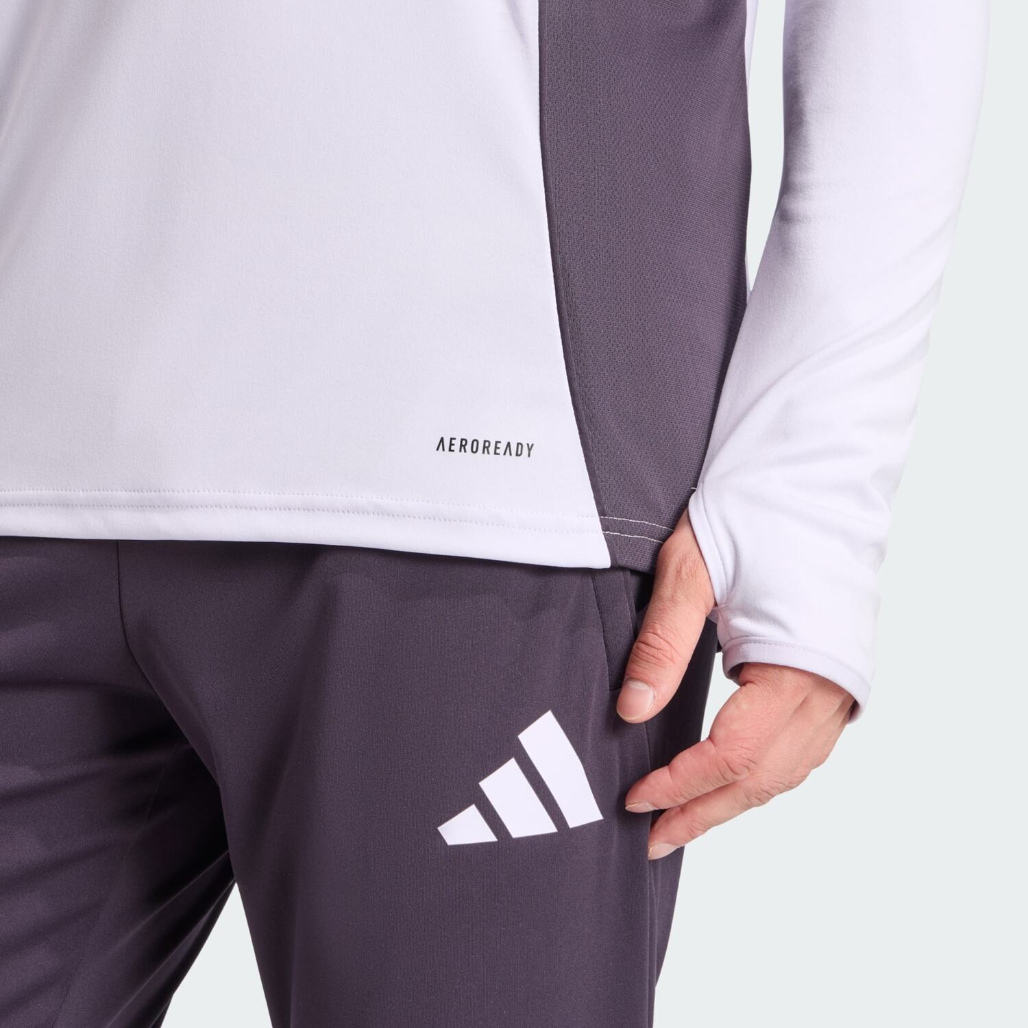Adidas Performance Футболка для тренировок 'Manchester United Tiro 25 Competition' в фиолетовом цвете — фото 4