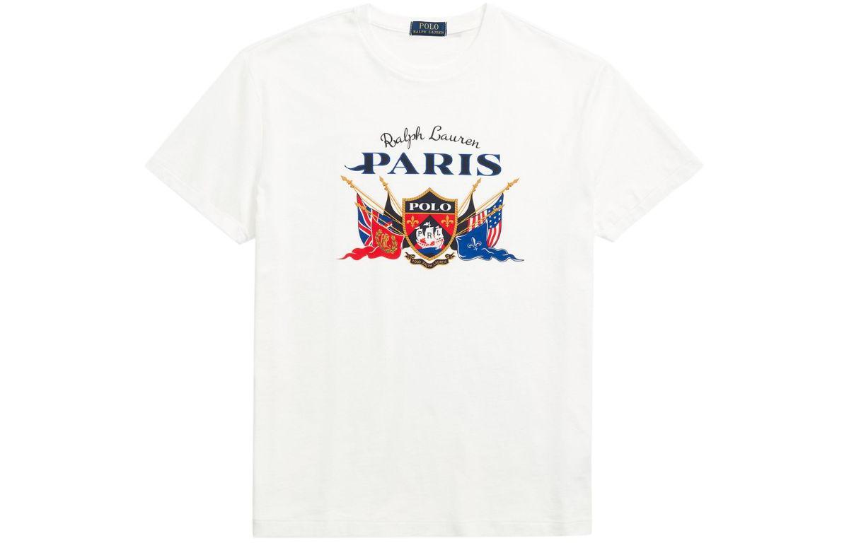 

Футболка поло с вышитым логотипом Polo Ralph Lauren, оптический белый