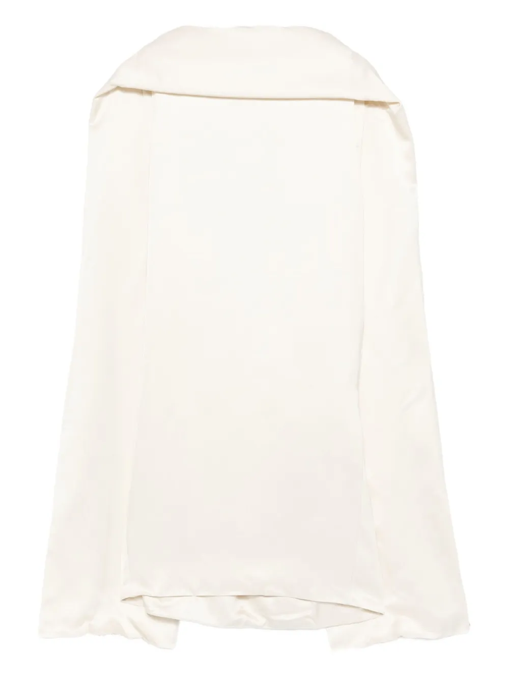 

Шелковое платье с необработанными краями Toteme, нейтральный