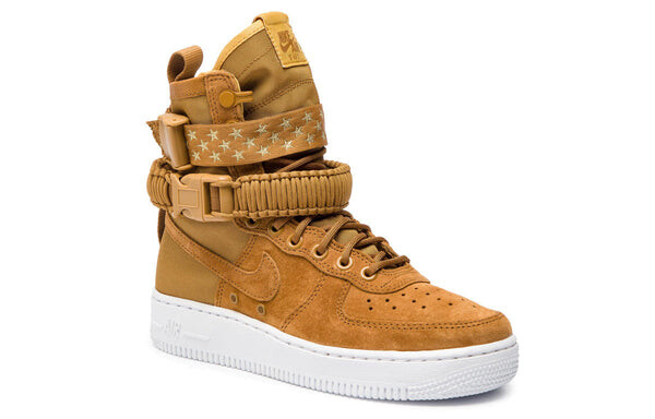 Кроссовки sf air force 1 высокие Nike, белый — фото 4