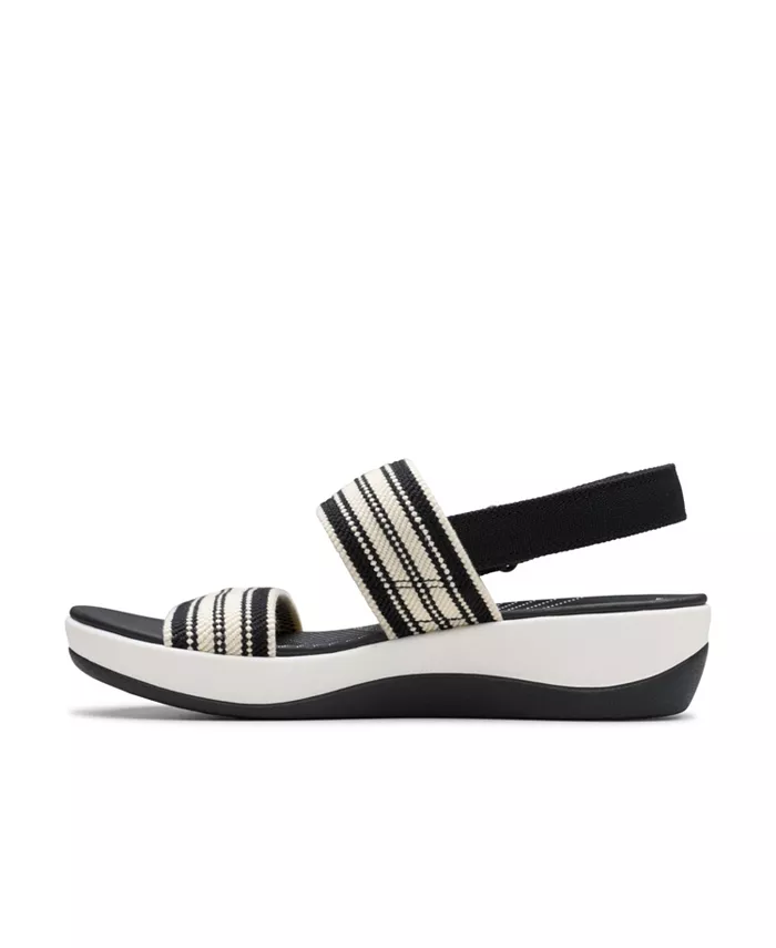 Женские сланцы Arla Stroll на шлепанцах с открытой пяткой Clarks, черный — фото 2