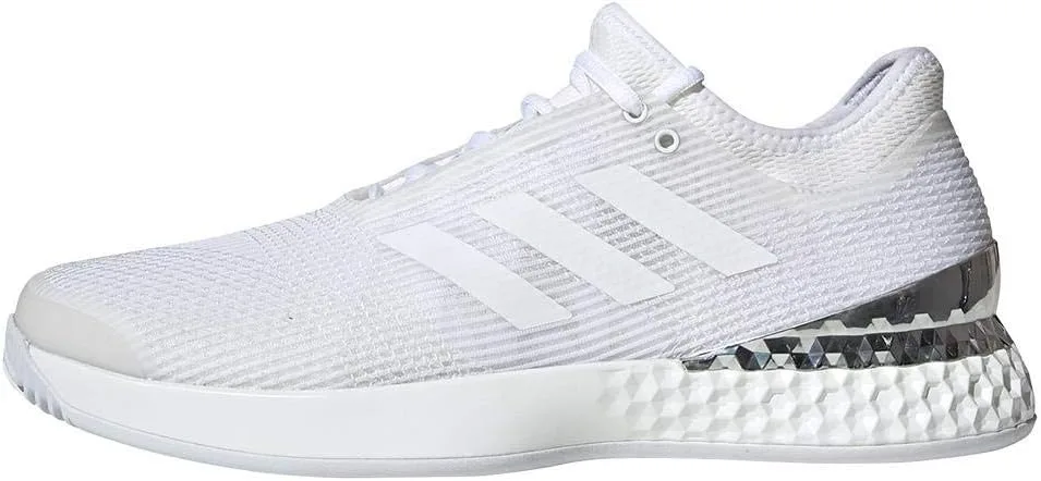 Мужские кроссовки Adidas Adizero Ubersonic длиной 3 метра, белый/серебряный — фото 2