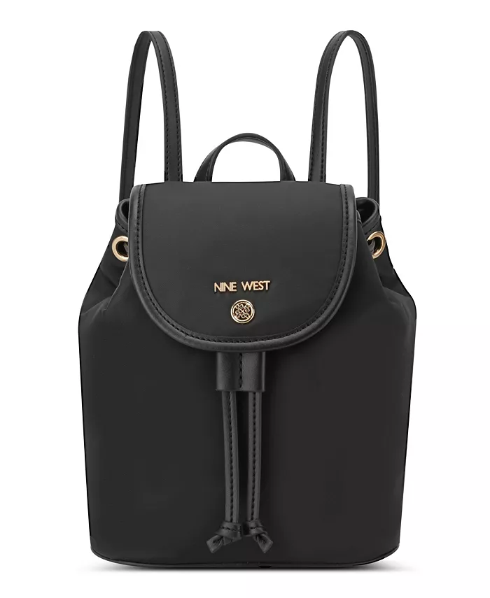 

Юн Маленький Рюкзак с Клапаном Nine West, черный