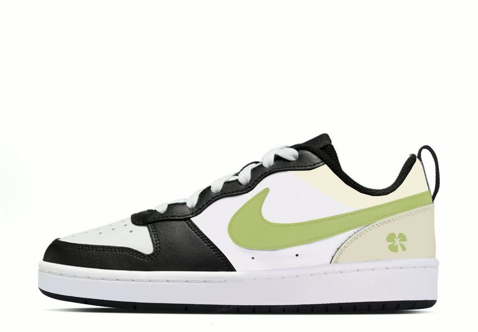 

Court Borough устойчивые к истиранию лоу-топ детские скейтбординг кроссовки unisex Nike, черный