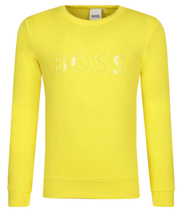 

Толстовка Boss Kidswear Regular Fit, желтый