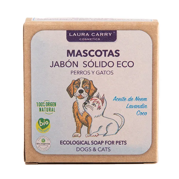 

Мыло для собак и кошек Jabón Sólido Eco Mascotas Yerbas Vivas, 100 g