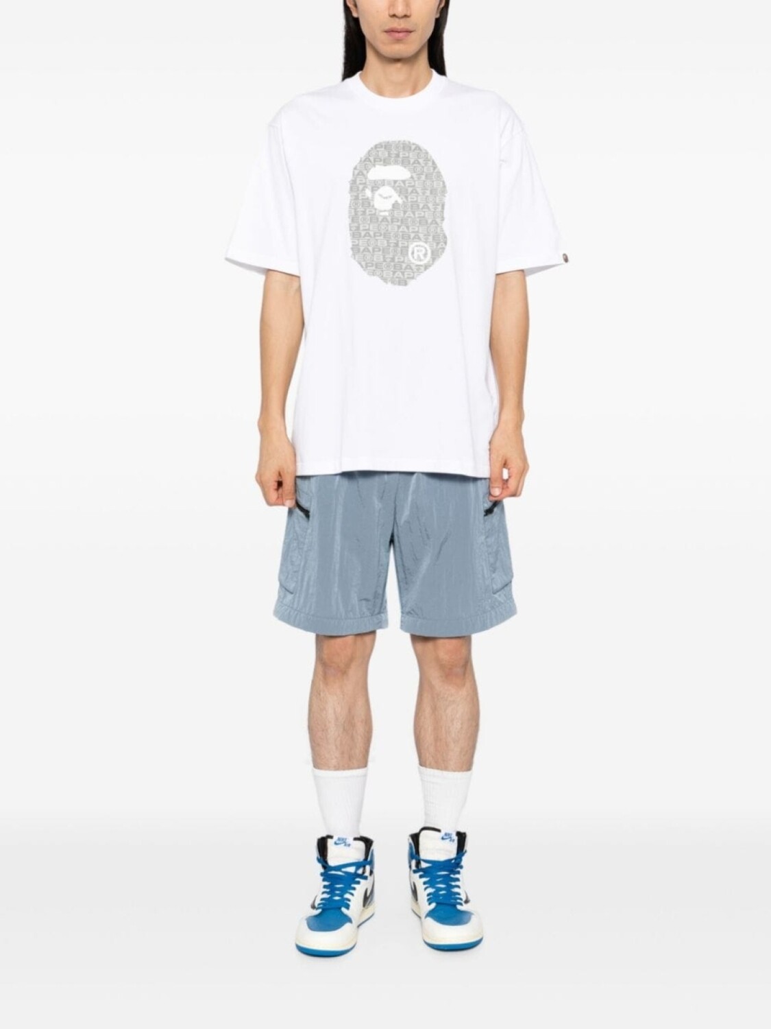 

Футболка с логотипом BATHING APE A Bathing Ape, белый