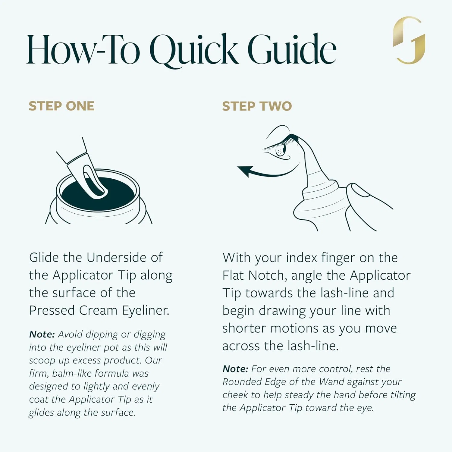 Косметический инструмент для подводки глаз Guide Wand Guide Beauty, универсальный, 1 шт. — фото 4