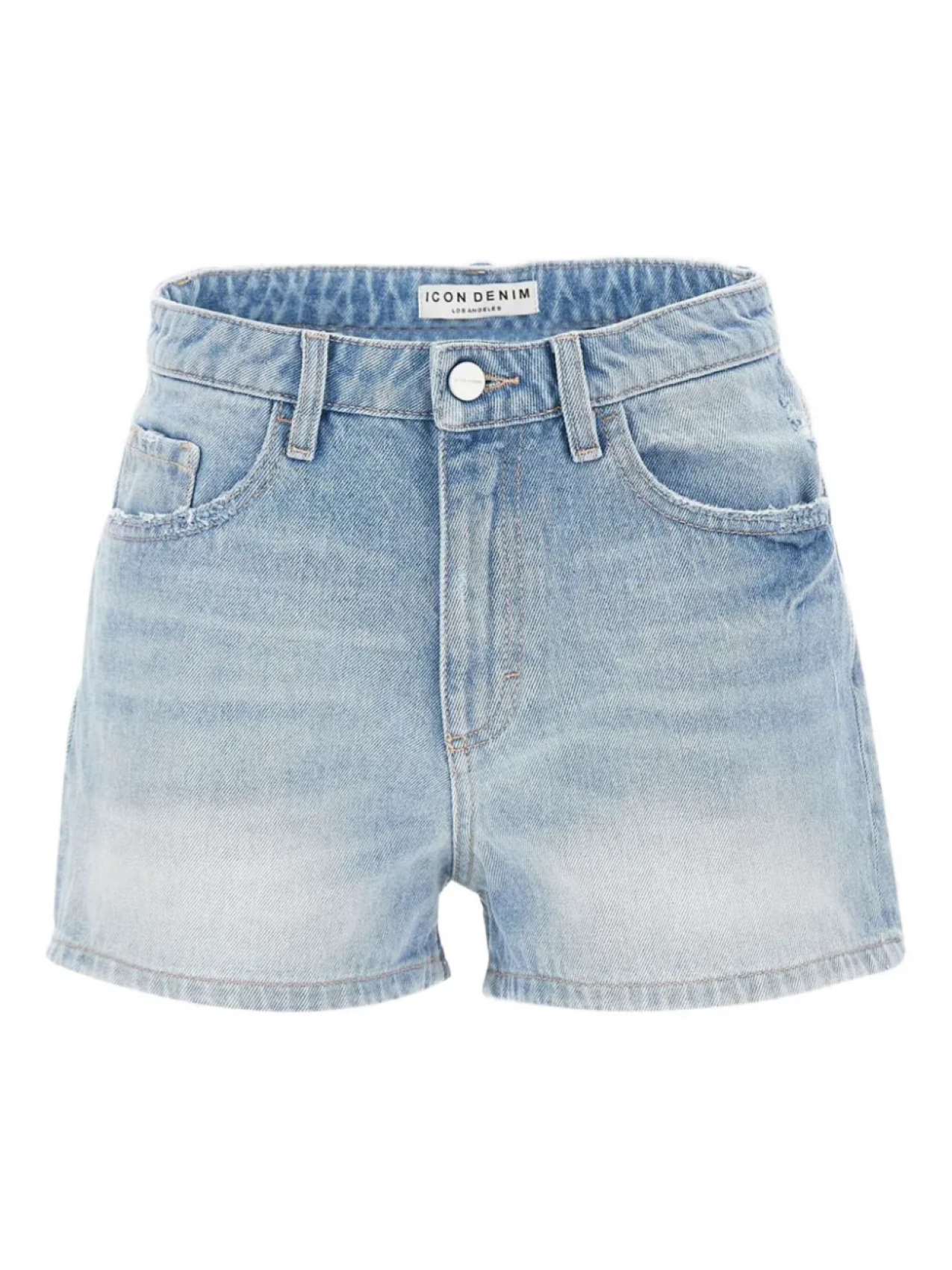 

ICON DENIM шорты с нашивкой-логотипом, синий