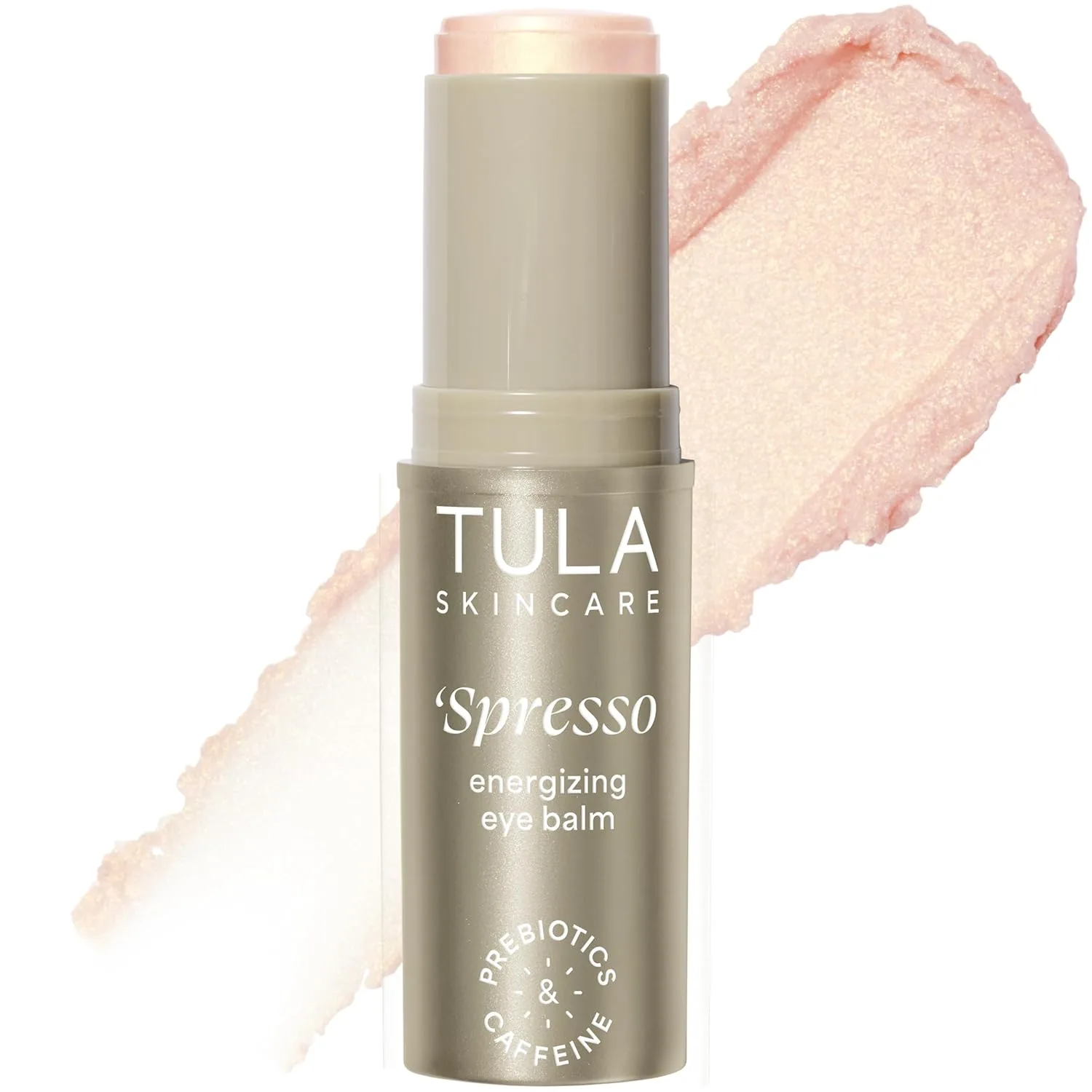 TULA Skin Care Spresso бальзам для кожи вокруг глаз с кофеином, увлажняющий, против темных кругов, 10 г, Cappuccino - Gold Glow