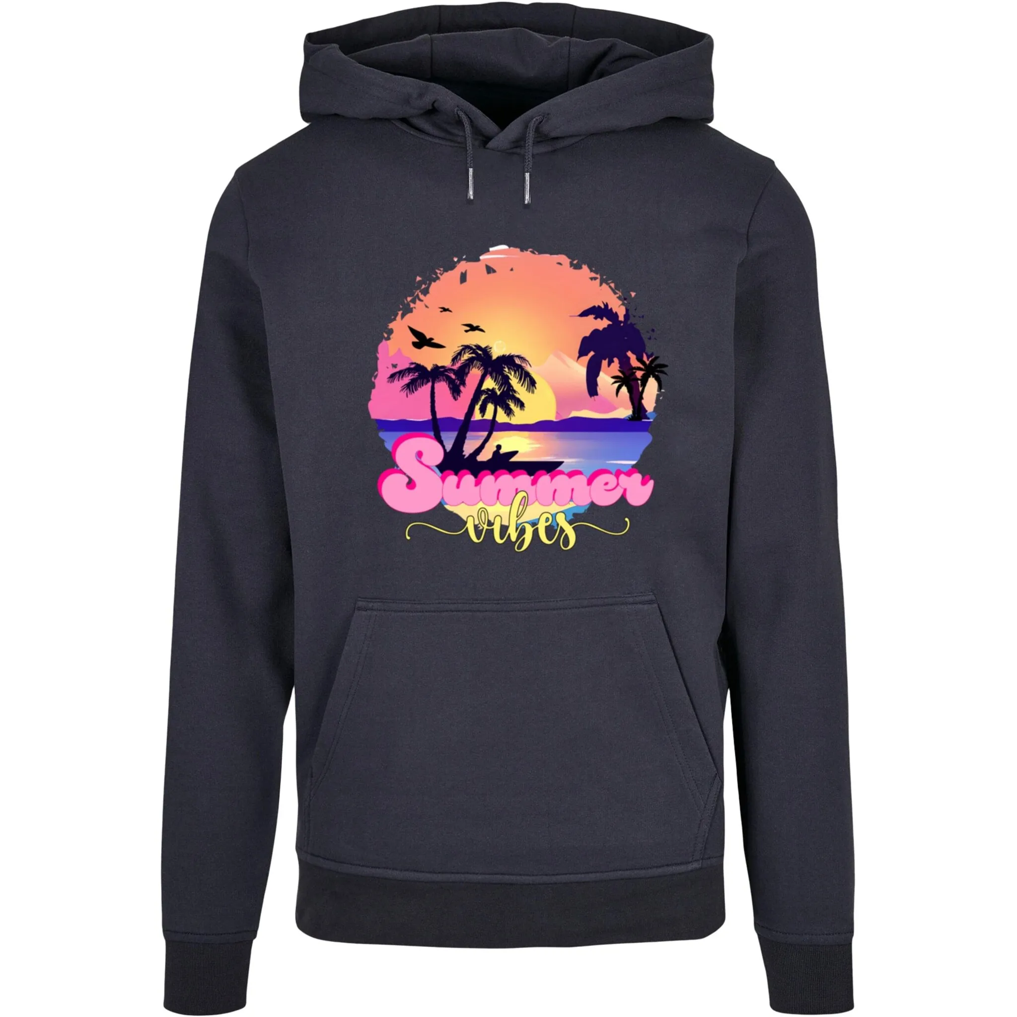 

Толстовка с капюшоном Merchcode " Merchcode Men's Summer Vibes Sunset Basic Hoody", цвет морской волны