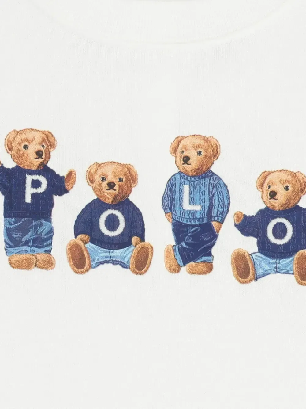 Футболка Polo Bear Polo Ralph Lauren Kids, белый — фото 3