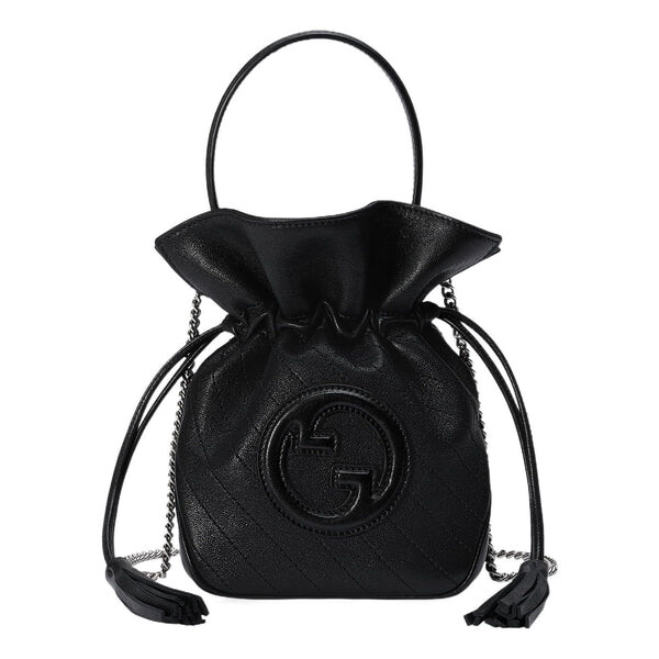

Сумка blondie mini bucket bag 'black' Gucci, черный
