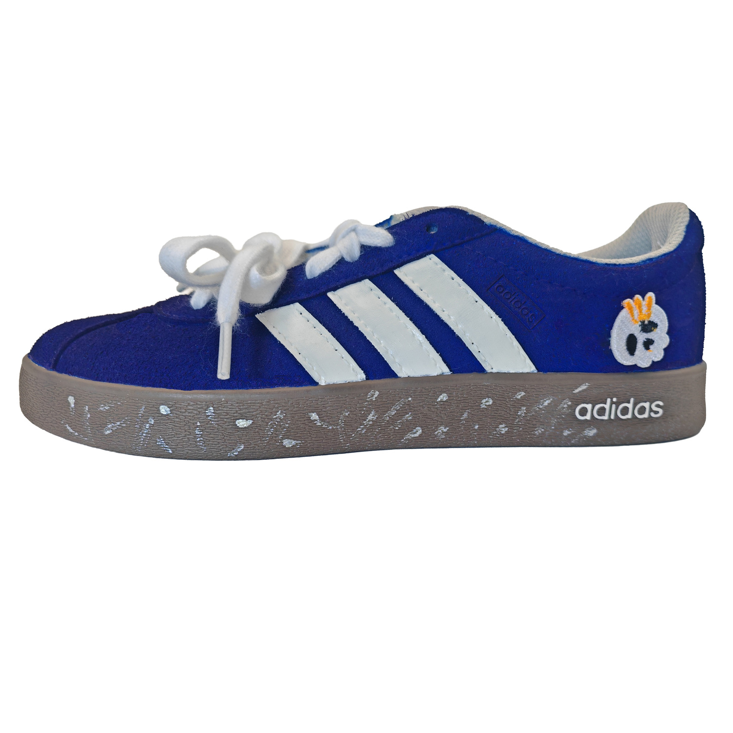 

Adidas Neo VL Court 2.0 Ink Blue Trace Balance Slip Resistant Low top Skateboard Shoes Unisex Blue