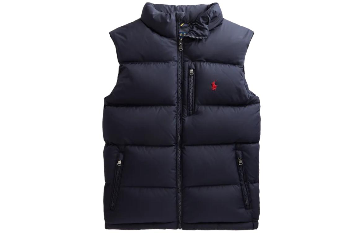 Polo Ralph Lauren Детская темно-синяя пуховая куртка — фото 3