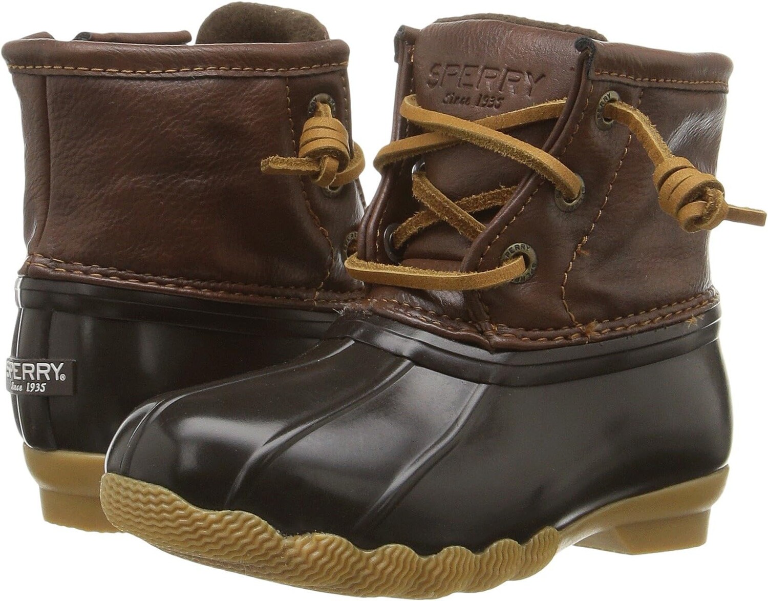 

Резиновые сапоги Saltwater Boot Sperry, цвет Brown/Brown