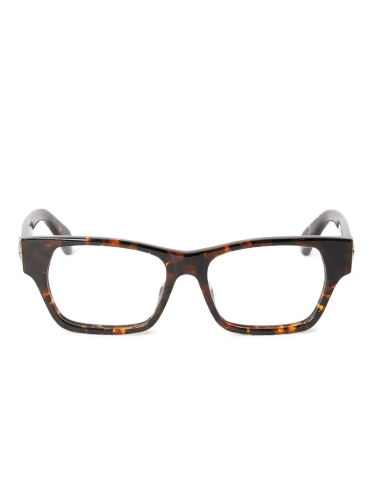 

Очки в оправе черепаховой расцветки Off-White Eyewear, коричневый