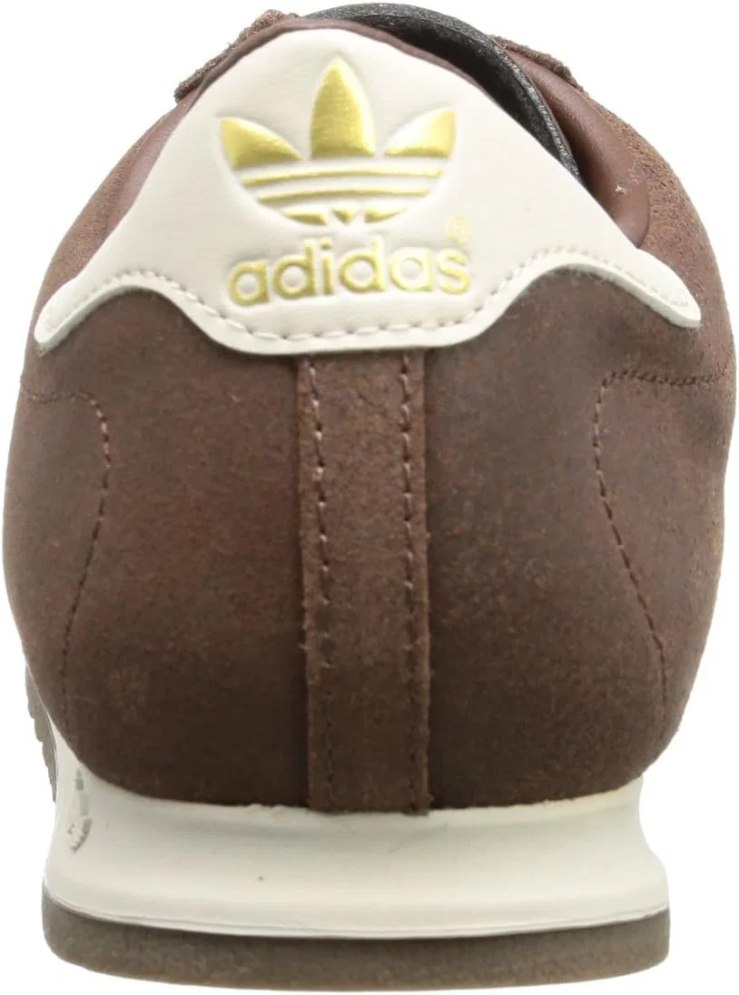 Мужские низкие кроссовки Adidas Beckenbauer, Braun Leather Sue 1 Bliss S13 Gum5 — фото 3