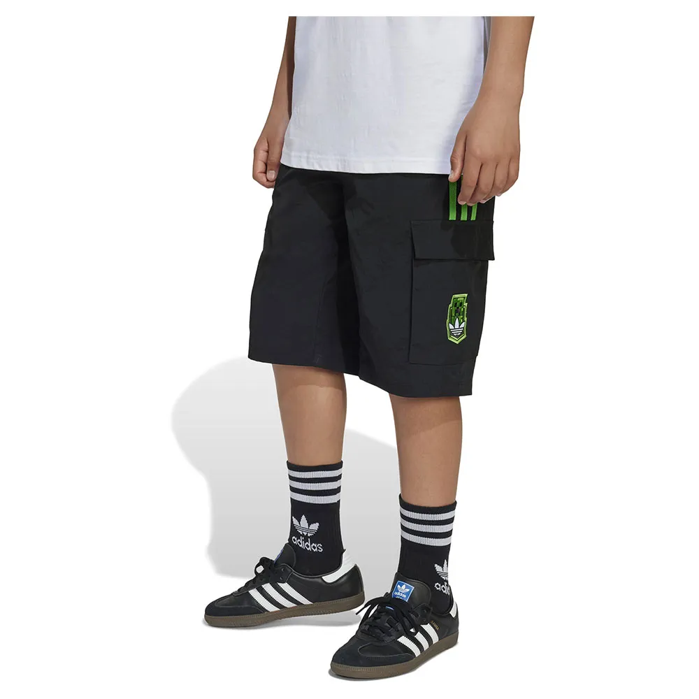

Шорты adidas Originals X Minecraft cargo, черный