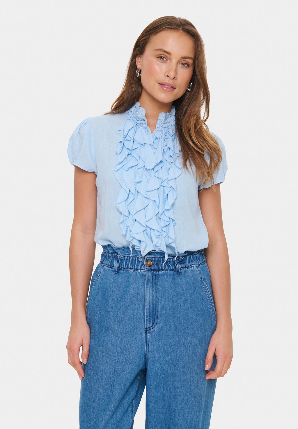 

Блузка на пуговицах ELLISZ Saint Tropez, синий