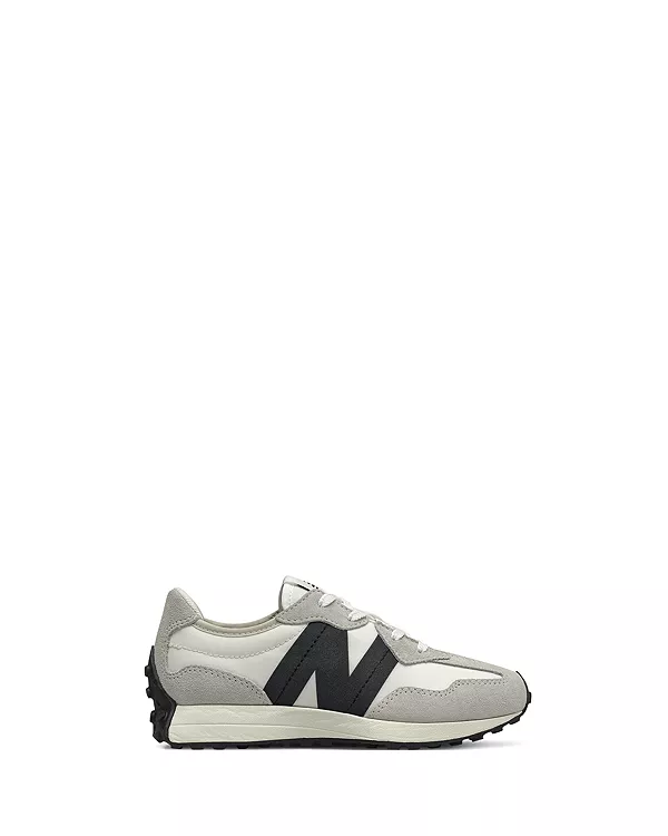 

Детские беговые кроссовки на шнуровке 327 для малышей. New Balance, серый