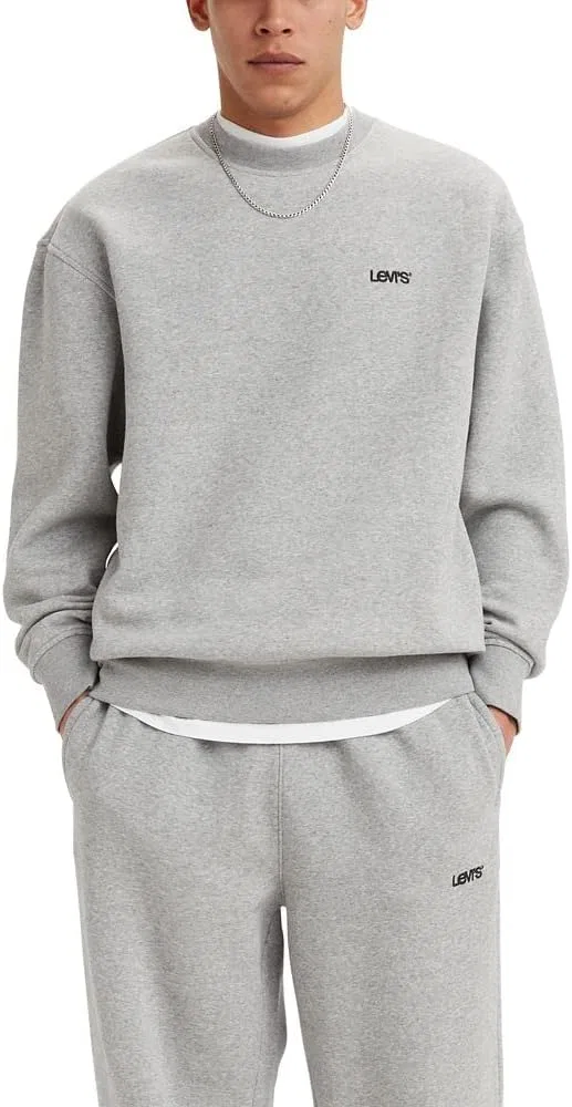 Сезонная мужская толстовка Levi's, (New) Medium Vintage Grey (Brushed Fleece)