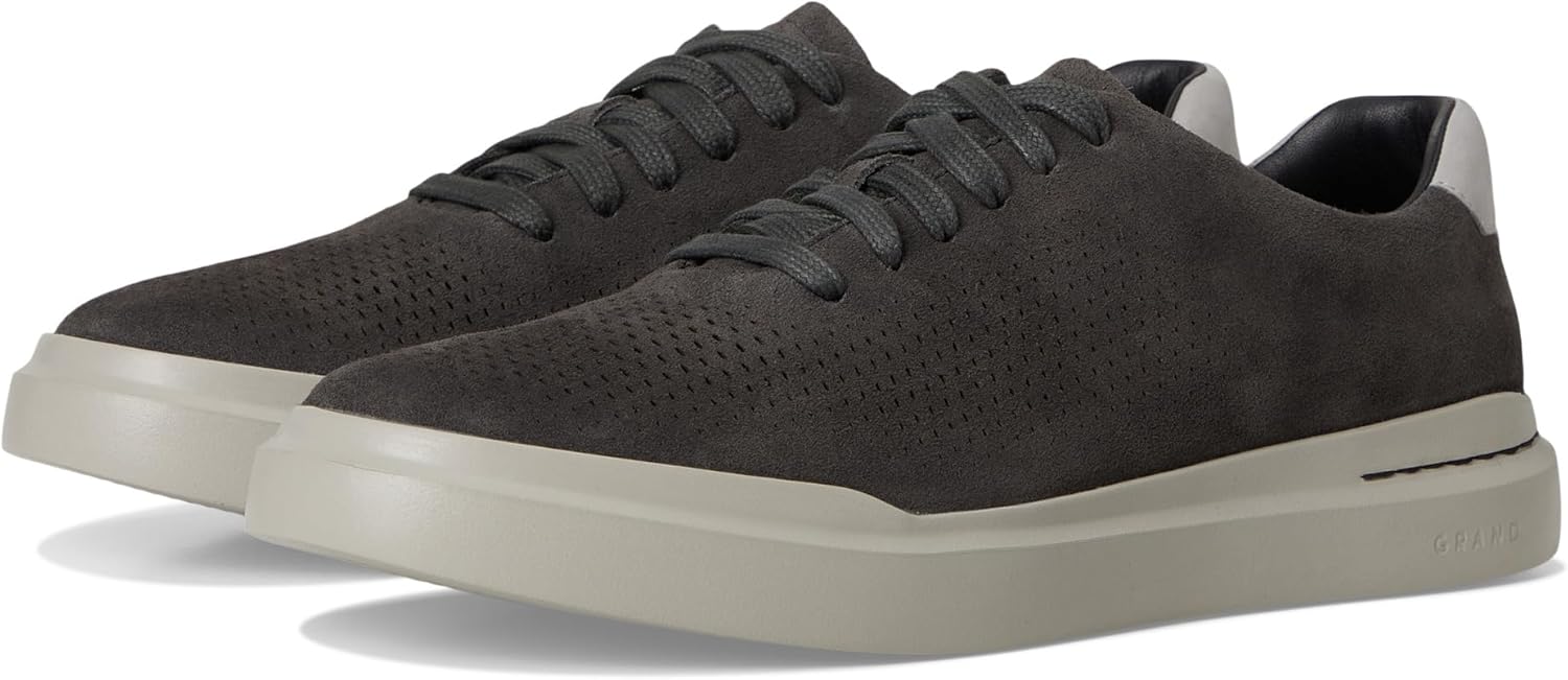 

Мужские кроссовки Cole Haan Grandpro Rally с лазерной резкой, Raven Suede/Paloma