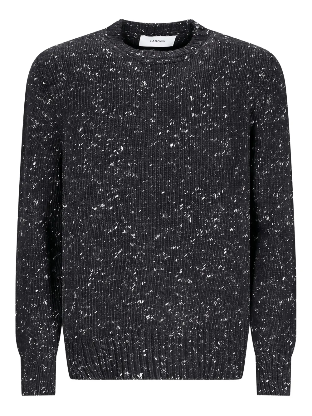 

Свитер в рубчик Lardini, черный