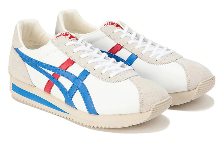 Moal 77 NM Кроссовки унисекс с низким верхом, белые/синие/красные Onitsuka Tiger — фото 3