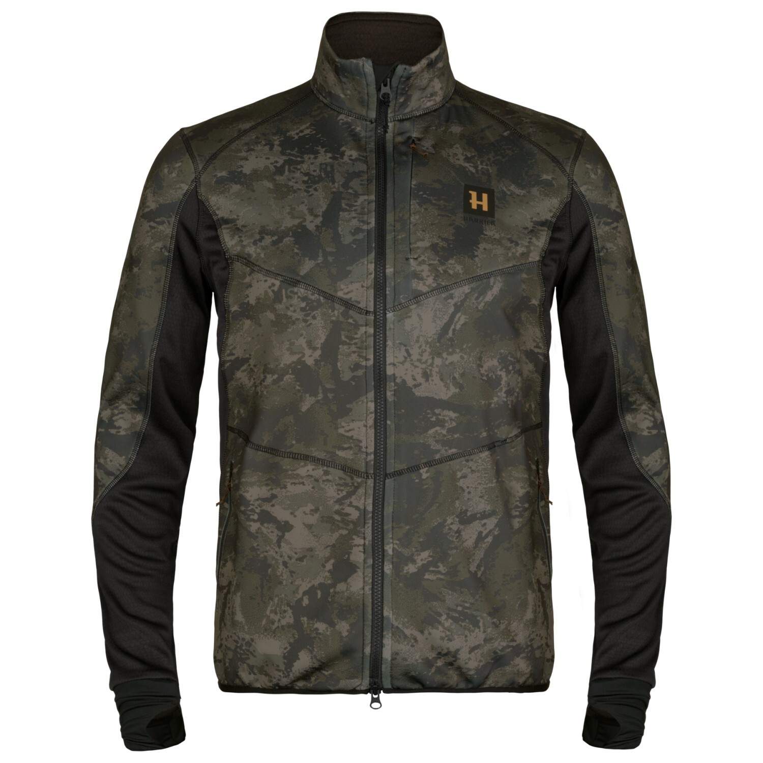 

Флисовая жилетка Härkila Noctyx Camo, цвет Axis MSP Black/Black