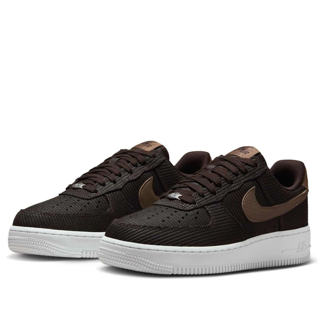 Кроссовки (WMNS) Nike Air Force 1 Low Corduroy Pack 'Baroque Brown' — фото 4
