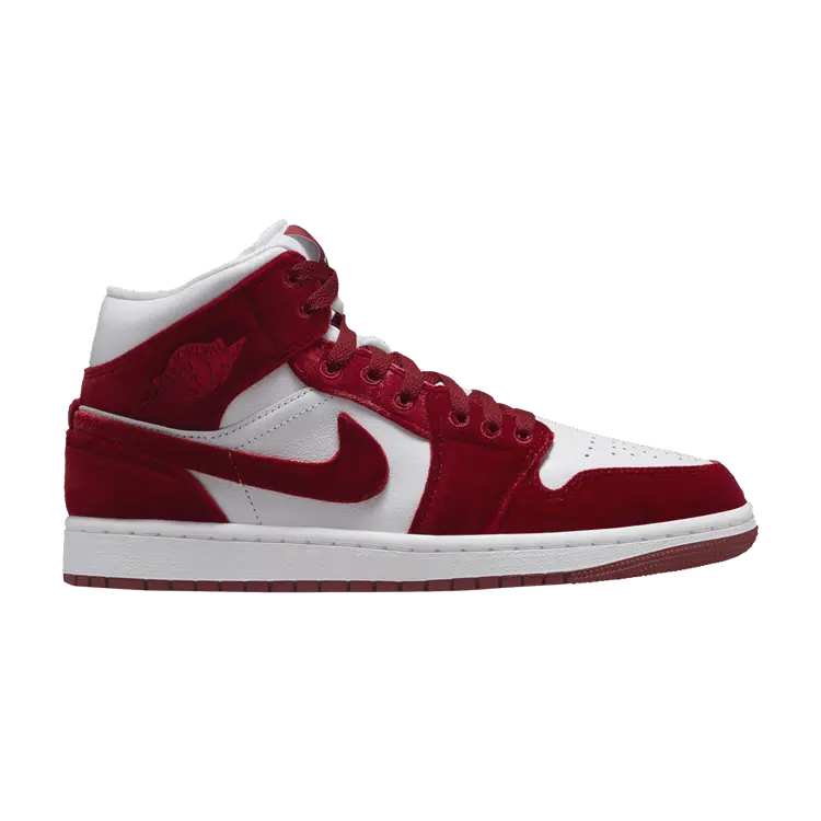 

Кроссовки Air Jordan Wmns Air Jordan 1 Mid Red Velvet, красный