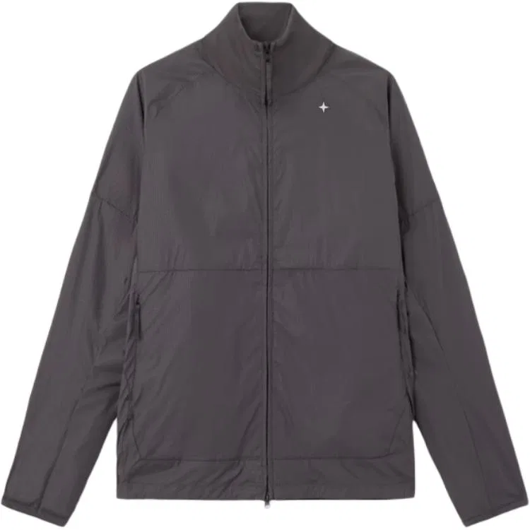 Техническая куртка-бомбер на молнии STONE ISLAND, Charcoal Gray