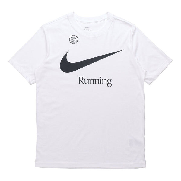 

Футболка dri-fit logo printing sports quick dry short sleeve white Nike, белый