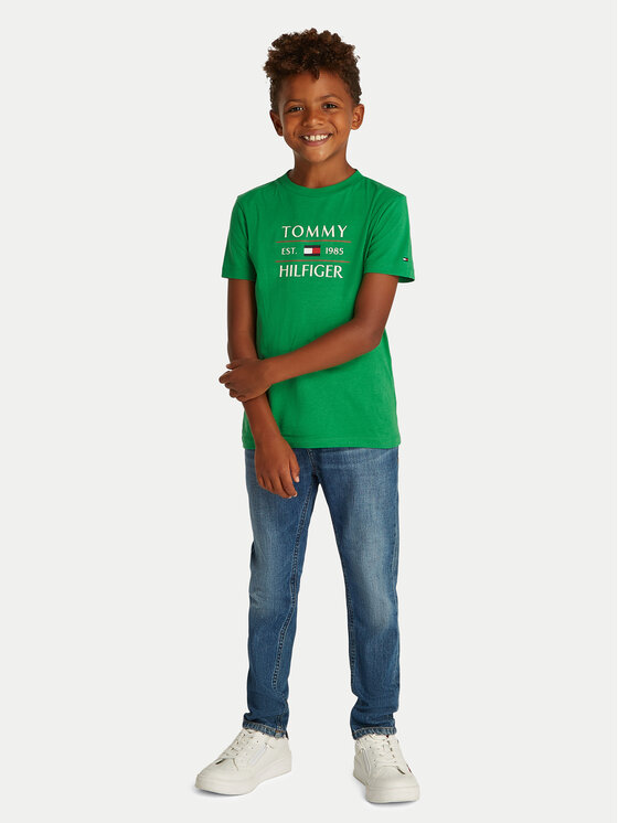 

Футболка обычного кроя KB0KB09538 D Tommy Hilfiger, зеленый