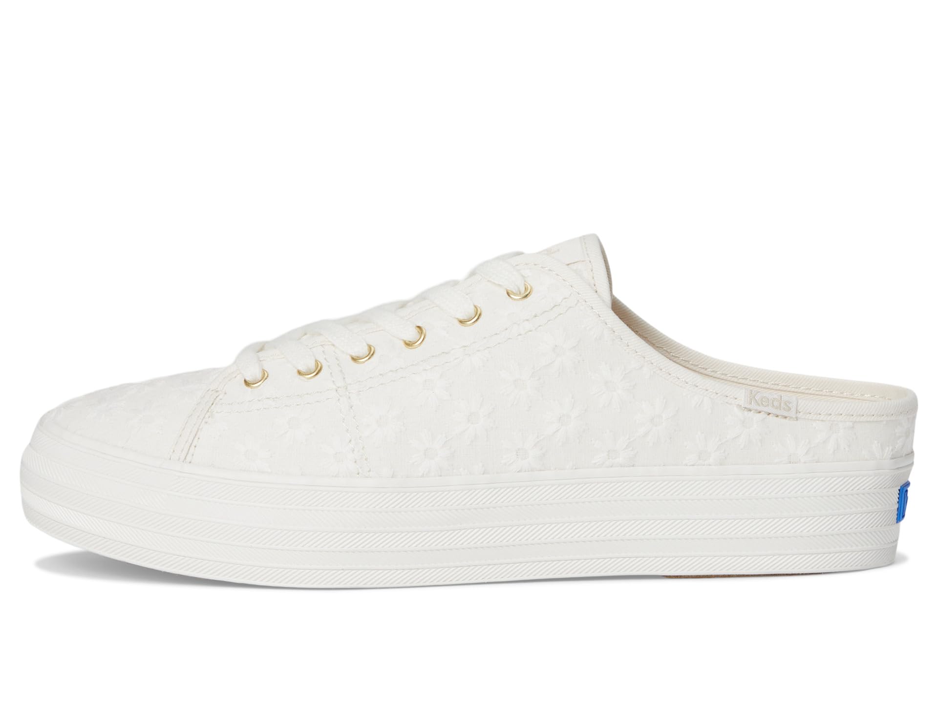 Кроссовки Keds Triple Kick Mule, Snow White Eyelet — фото 4