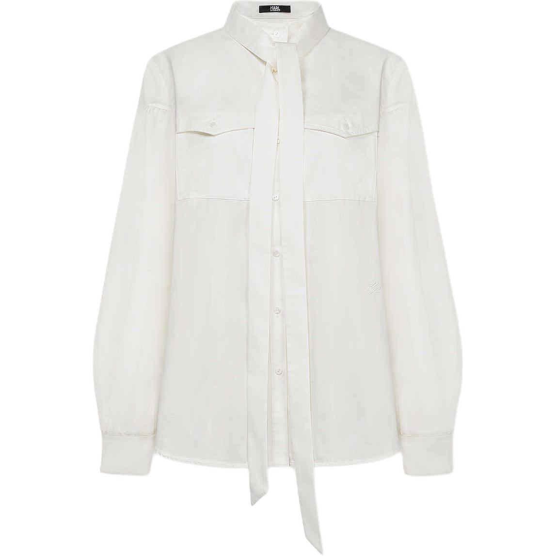 

Футболка KARL LAGERFELD SS24 женская белая KARL LAGERFELD / Karl Lagerfeld Jeans