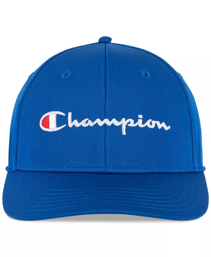 

Мужская Snapback кепка с вышитым логотипом Moment Champion, синий