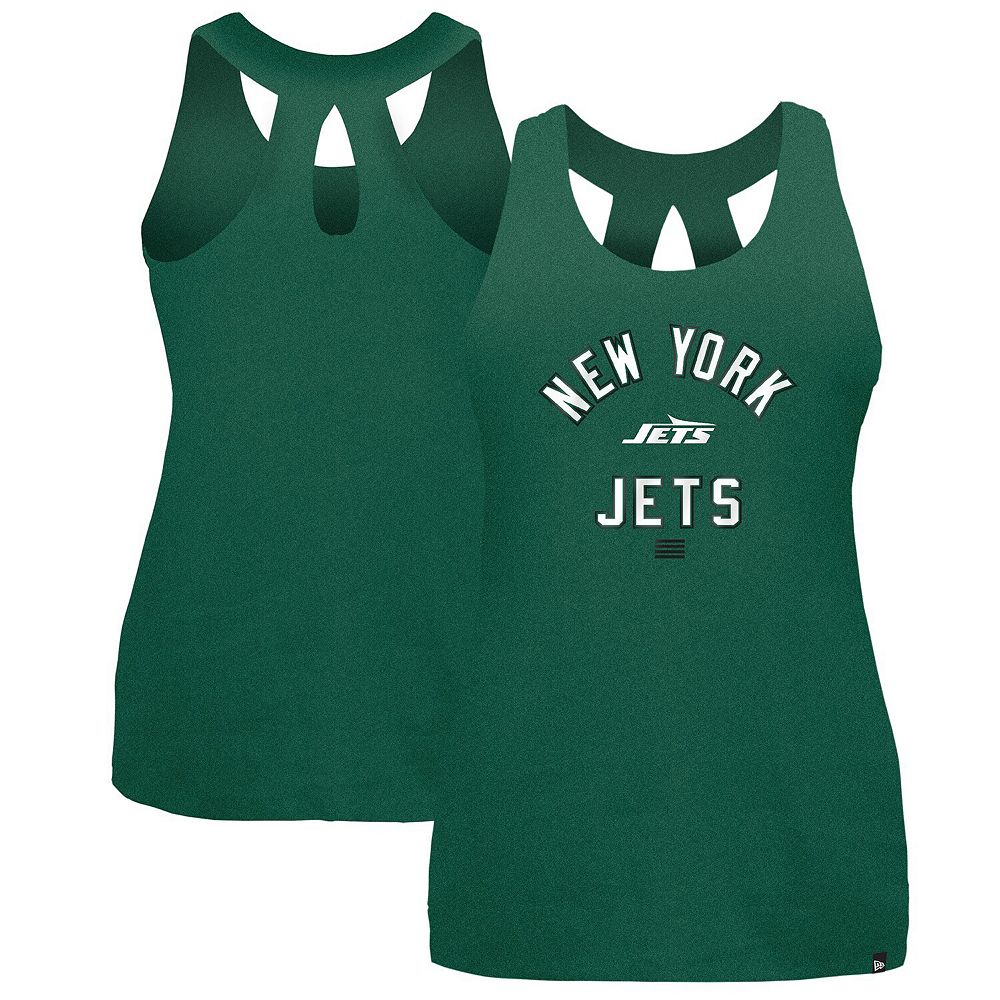 

Зеленая женская майка New Era New York Jets 2024 NFL Training Camp, цвет Jet Green