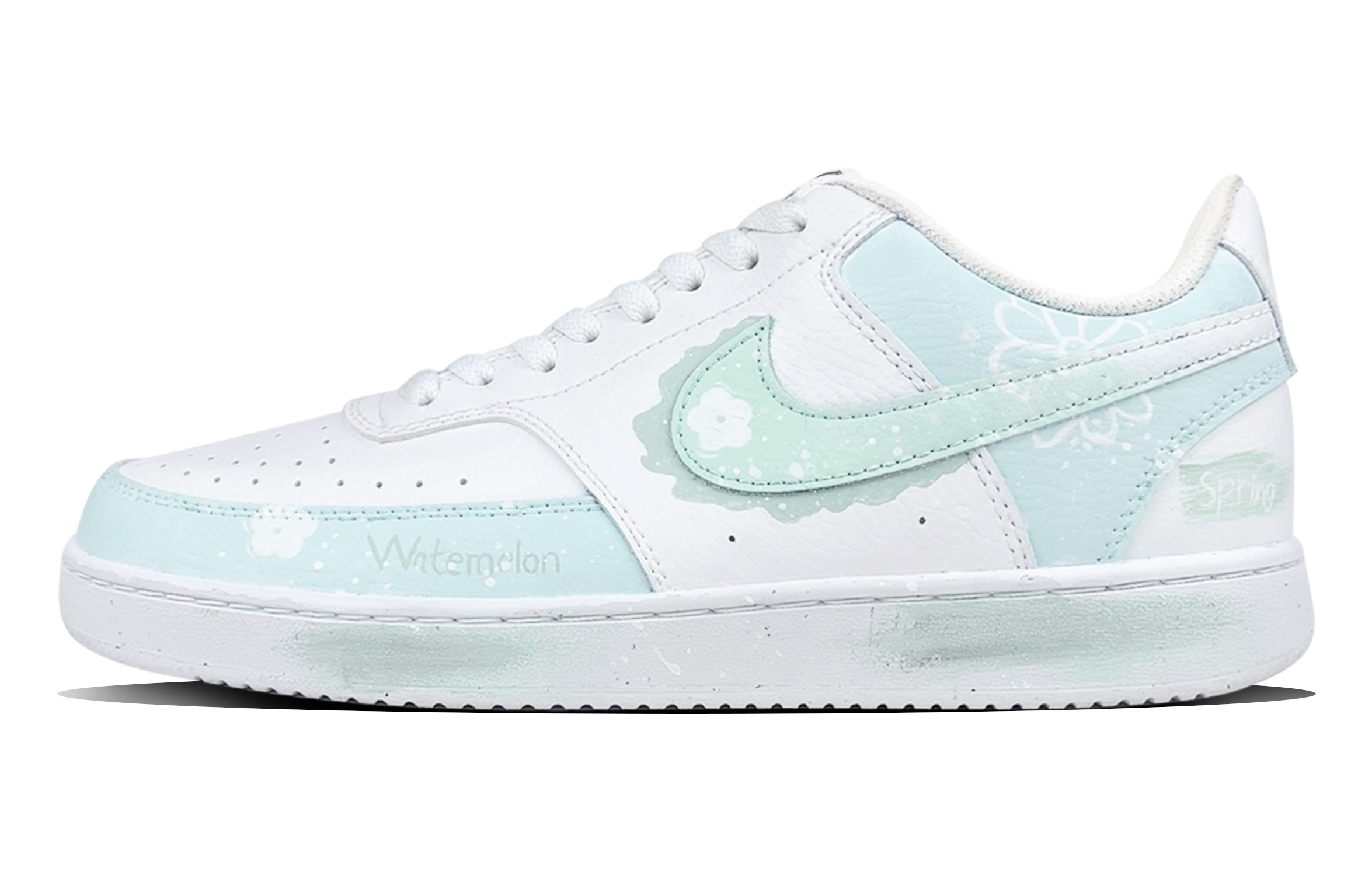 

Кроссовки для скейтбординга Court Vision 1 Low Top, мужские, светло-зеленые Nike, Light Green
