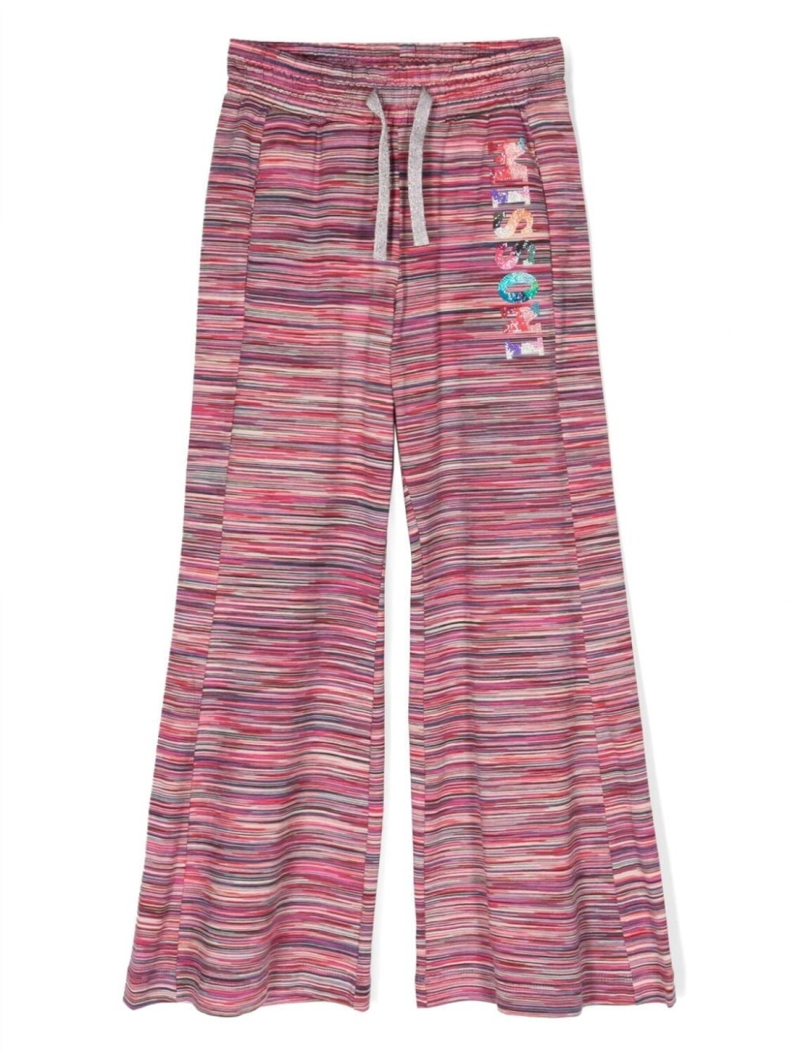 

Missoni Kids спортивные брюки с кристаллами, розовый