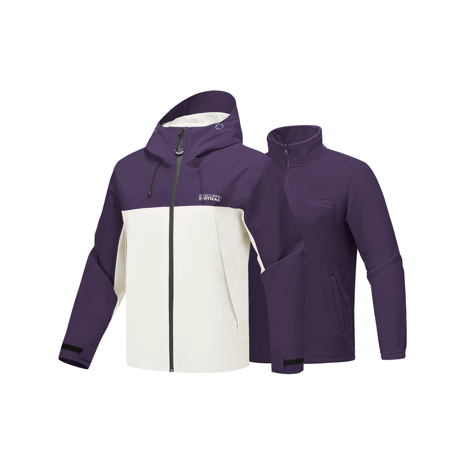 

Skechers Ветровка мужская водонепроницаемая ветронепроницаемая дышащая износостойкая Вселенная фиолетовая, Cosmic Purple/04R8