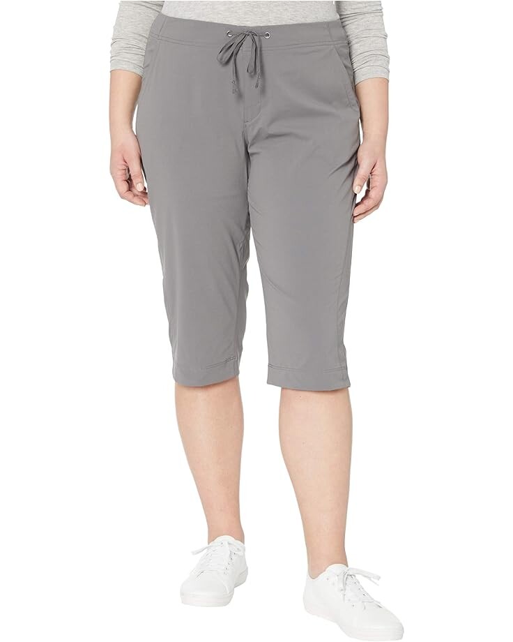 

Брюки Columbia Plus Size Anytime Outdoor Capri, цвет City Grey