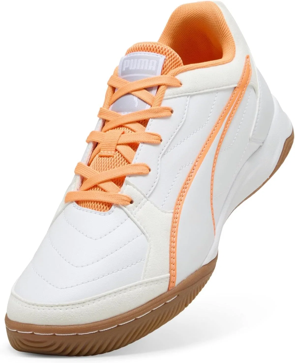 Спортивные кроссовки PUMA Unisex Pressing IV, 26 Frühjahr Sommer Farbe Puma Weiß Orange Leuchtend Lebendiges Silber 04 — фото 3