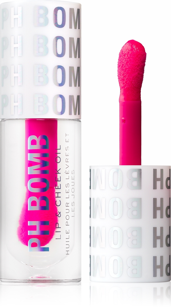 

Масло для губ и щек Ph Bomb, адаптирующий цвет губ и щек бальзам с pH Makeup Revolution, atspalvis universal 4,5 мл