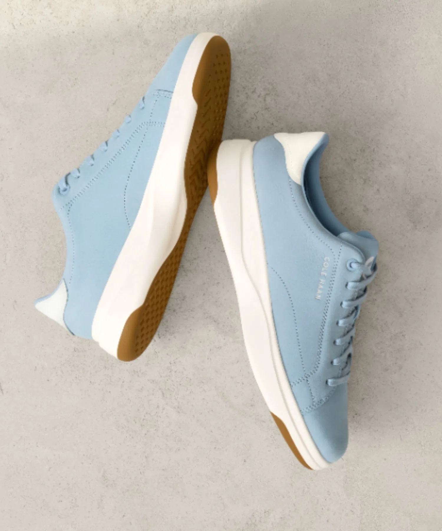 Мужские кожаные кроссовки Cole Haan GrandPro Tennis 2.0 тёмно-синие