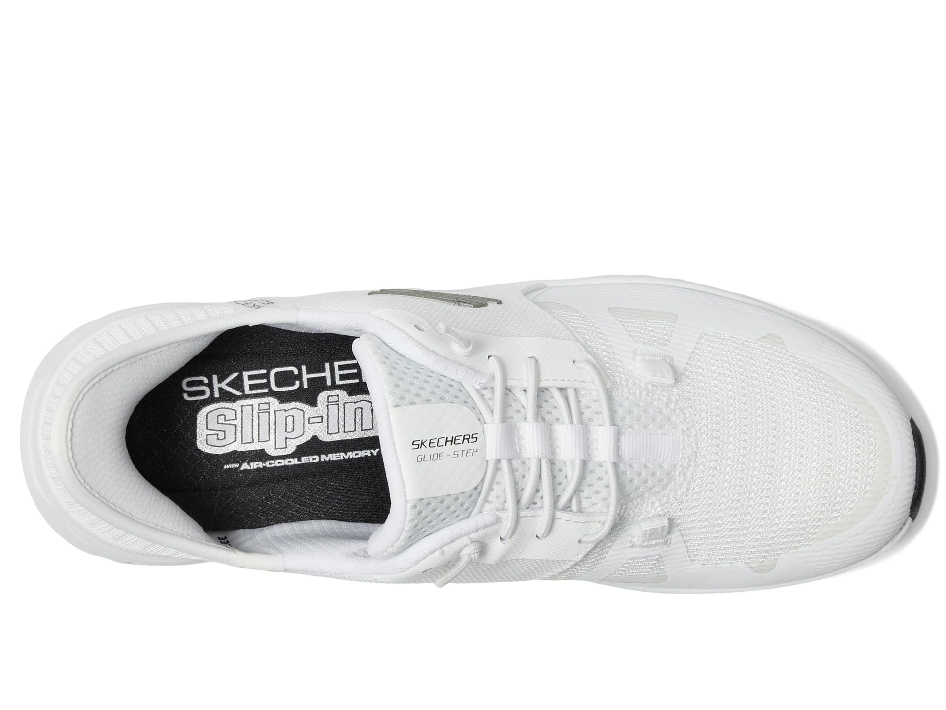 Кроссовки SKECHERS Glide Step Pro Hands Free Slip Ins, белый — фото 2