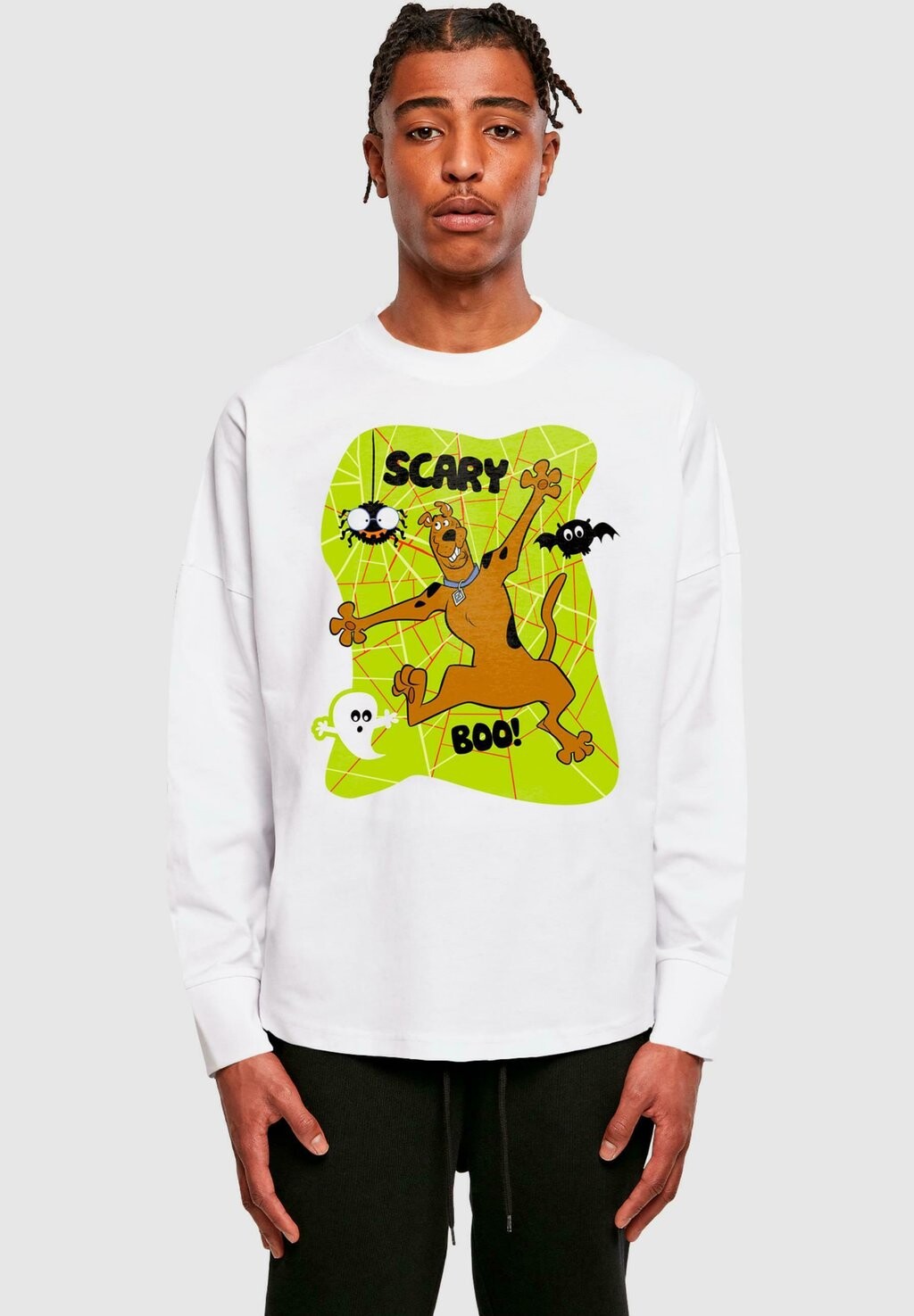 

Топ с длинными рукавами SCOOBY DOO-SCARY ABSOLUTE CULT, белый